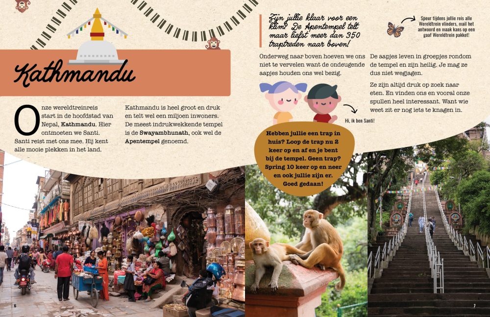 Spread Ontdek Nepal, Kathmandu - de Wereldtrein